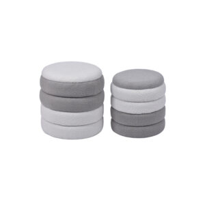 2 piece nesting storage ottoman set