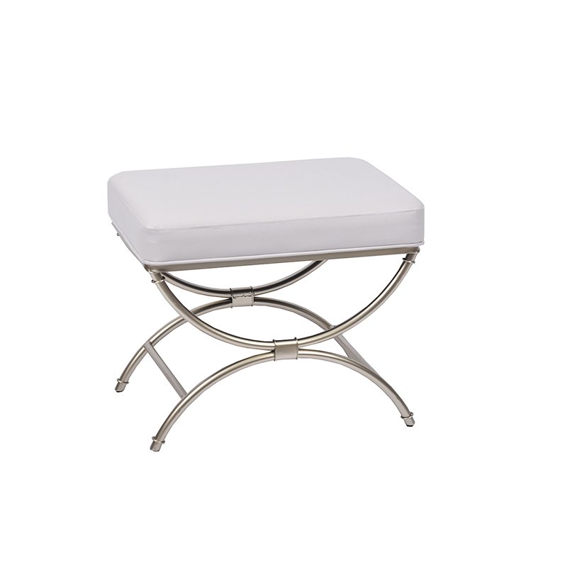 21.7'' Metal Footrest – Durable Design with Minimalist Style