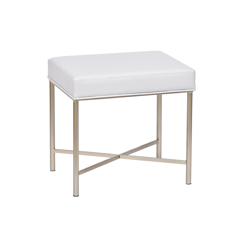 20'' Metal Cube Ottoman – Functional & Stylish Home Accent
