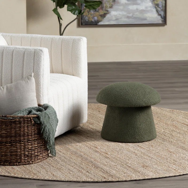 Mushroom Ottoman W/ Storage