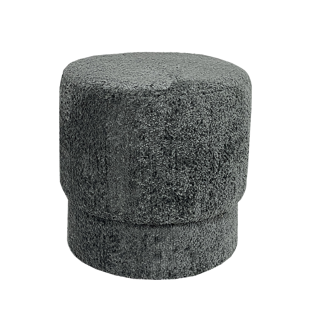 Modern Plush Ottoman – Cozy Accent Stool for Bedroom or Living Room