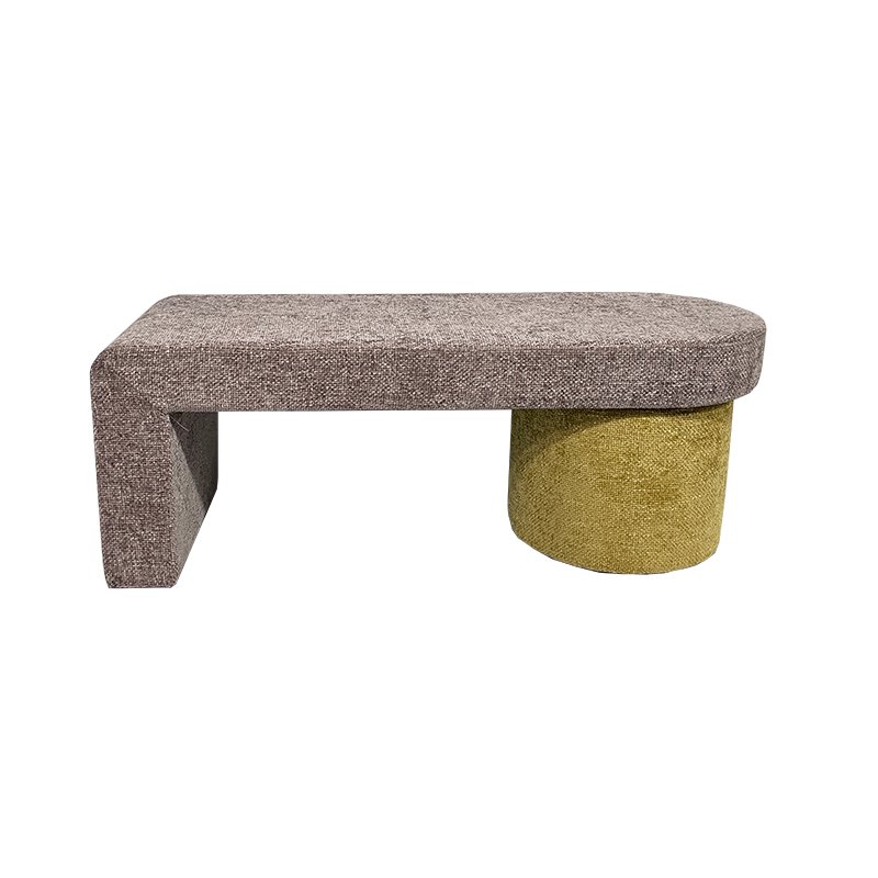 43.2'' Elegant Upholstered Bench Seat – Soft Fabric & Sturdy Frame