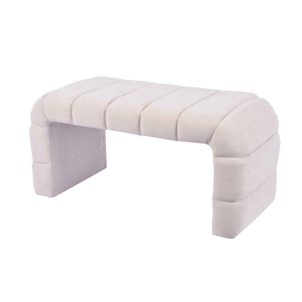 Natural Bench Seat - 37'', Soft Fabric