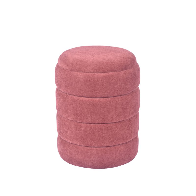 Best Storage Ottoman for Small Spaces – 14.2", Yellow Fabric