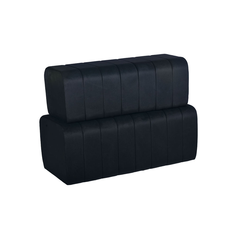 Black Nesting Bench Seat - 47.2'', Set of 2