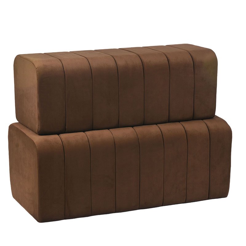Black Nesting Bench Seat - 47.2'', Set of 2