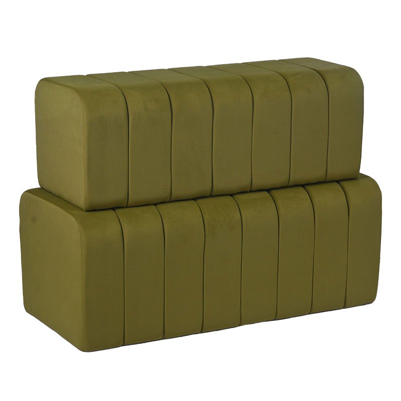 Black Nesting Bench Seat - 47.2'', Set of 2