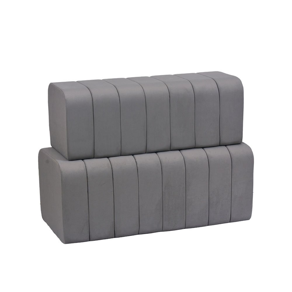 Black Nesting Bench Seat - 47.2'', Set of 2