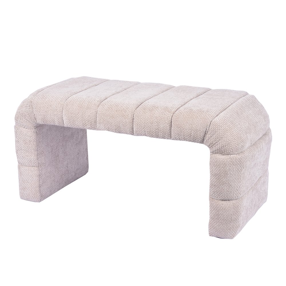 Natural Bench Seat - 37'', Soft Fabric