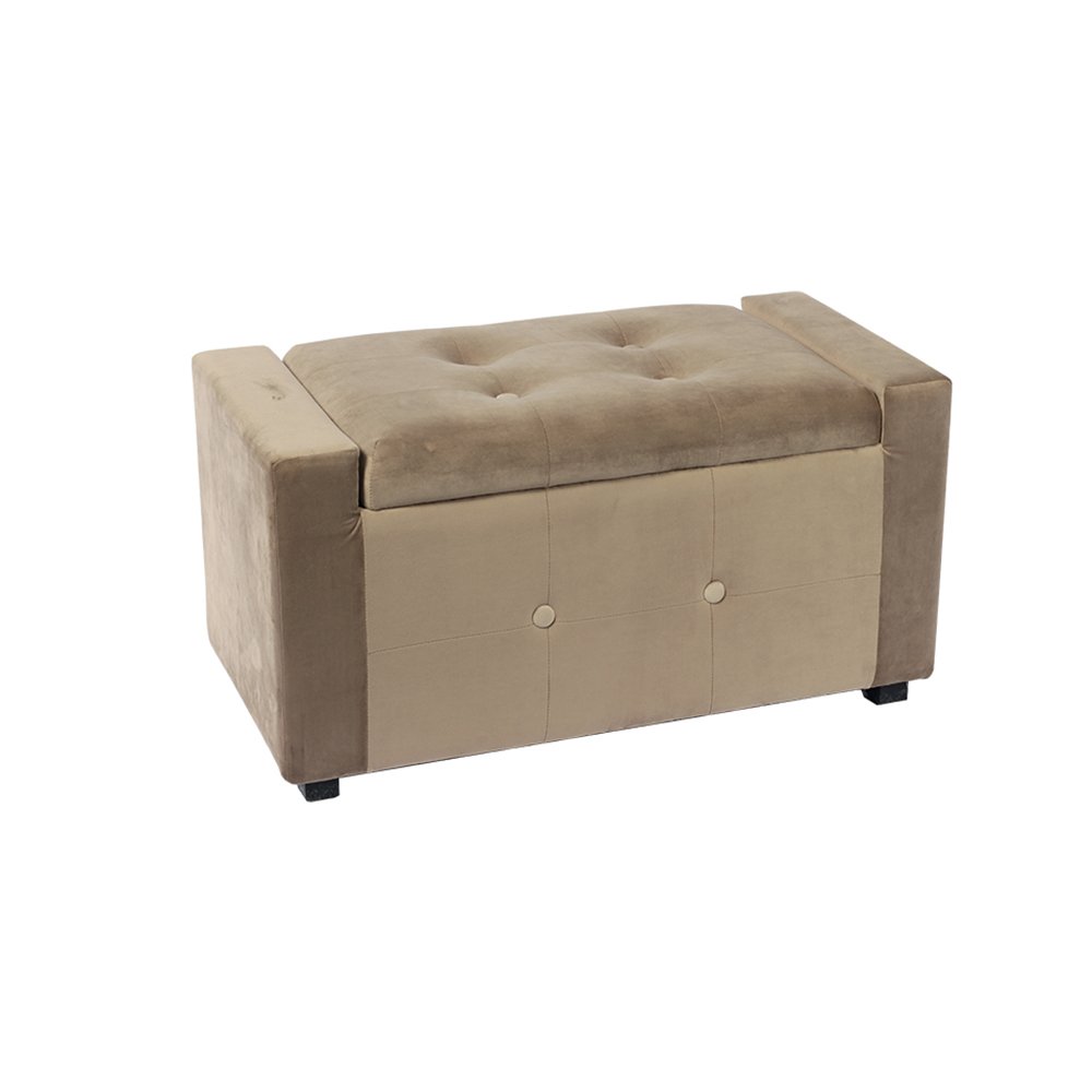 Storage Bench End of Bed, – 31.9", Dark Gray Fabric