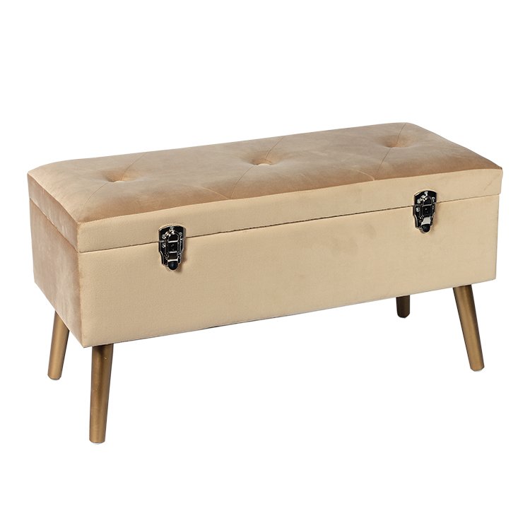 31.5” Bench case in mustard velvet