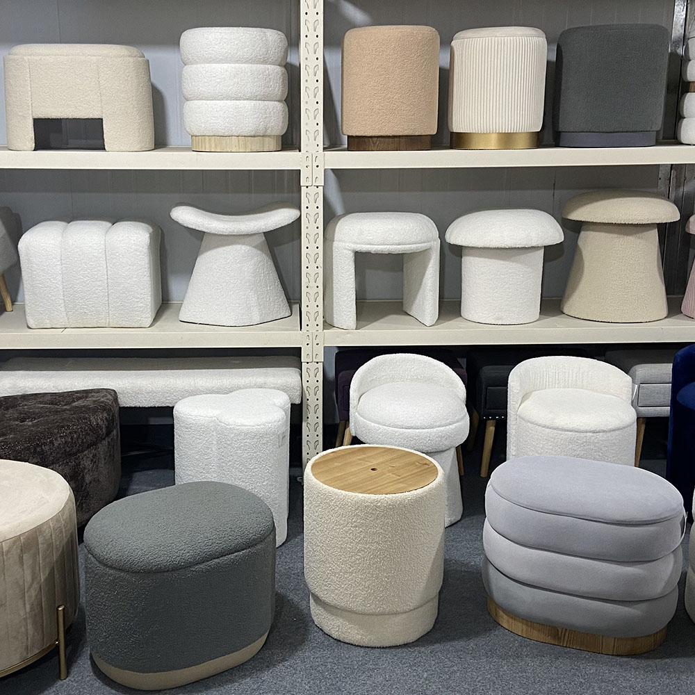 Ottoman with Storage and Tray