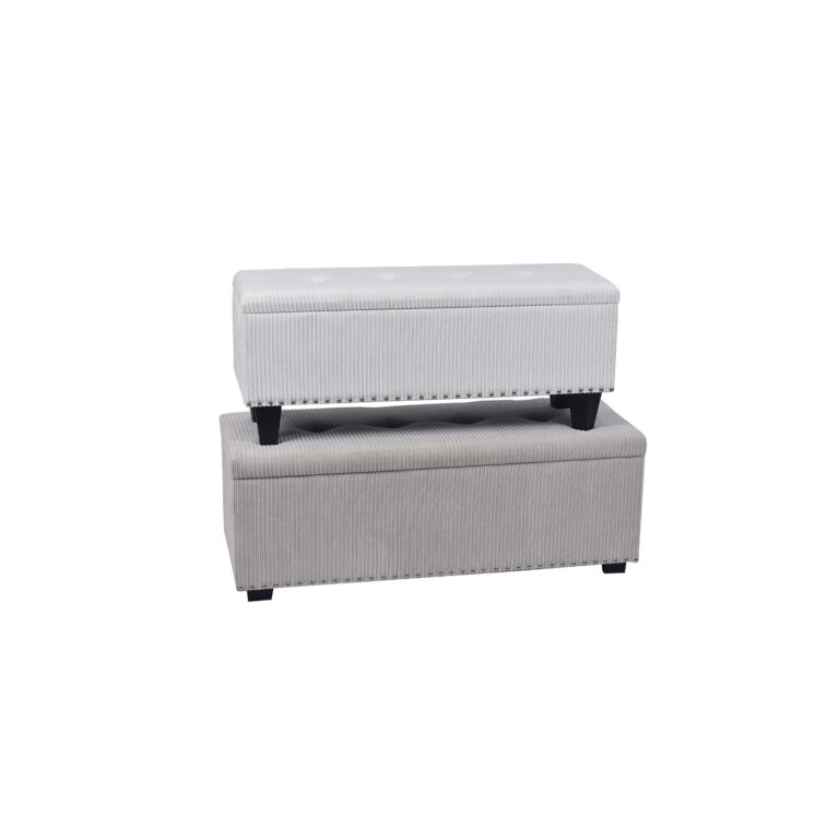 Rectangle Hallway Bench with Storage- 46'', Set of 2, With Plastic Legs