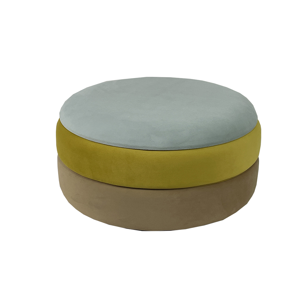 Large Storage Ottoman With Hidden Storage – 24.8", Mix Color