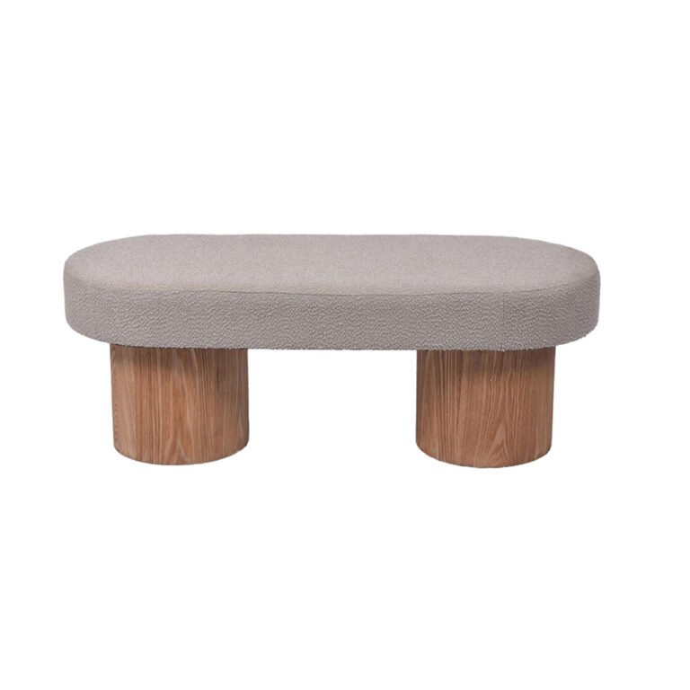 Non-storage Living Room Bench - 46.9'', Light Gray