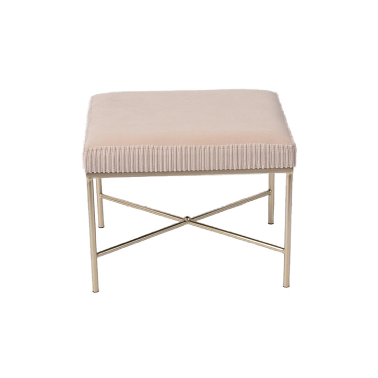 19.3'' Metal Ottoman for Sofa - Perfect for Living Room