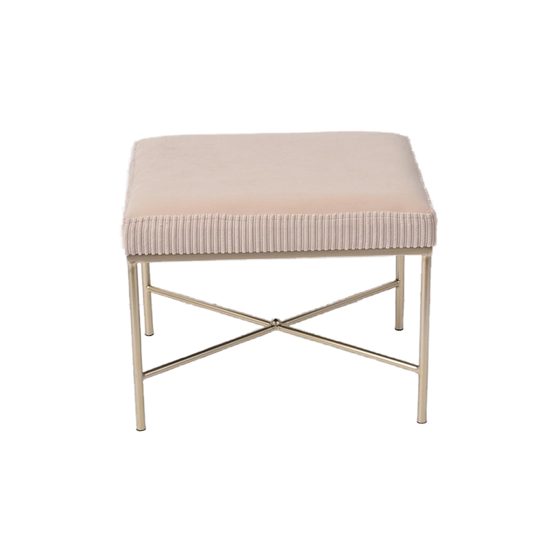 19.3'' Metal Ottoman for Sofa - Perfect for Living Room