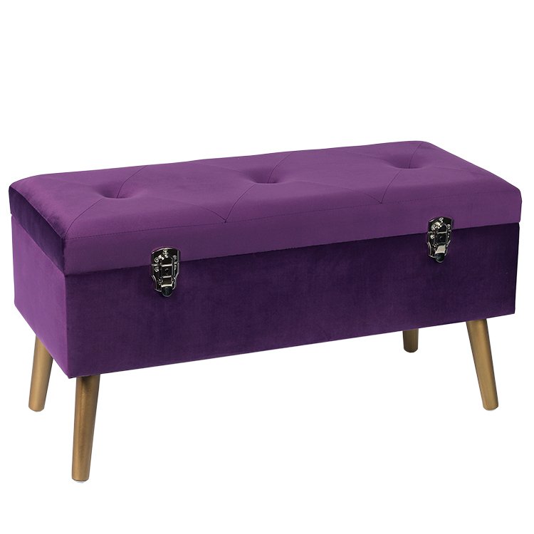31.5” Bench case in mustard velvet