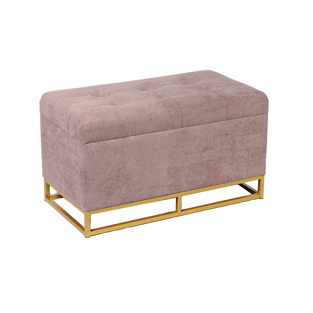 Upholstered Storage Bench with Large Space- 31.5'', Cherry Blossoms Pink