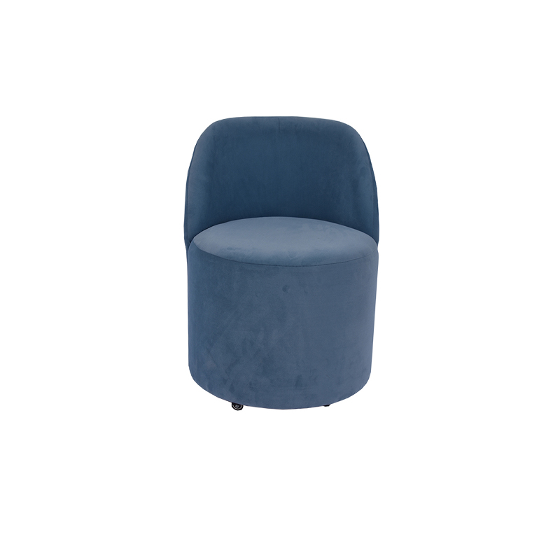 22.8'' Upholstered Backrest Chair with Wheel for Bedroom, Vanity or Living Room