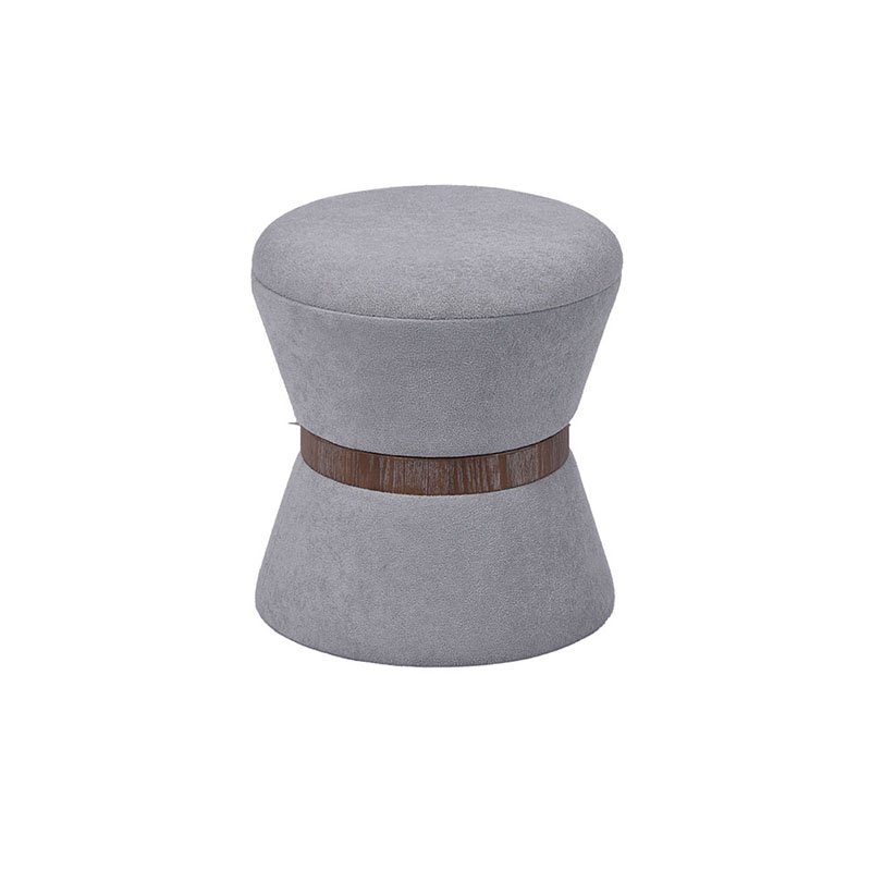 Minimalist Hourglass Ottoman – Functional & Stylish Accent for Any Bedroom, 16''
