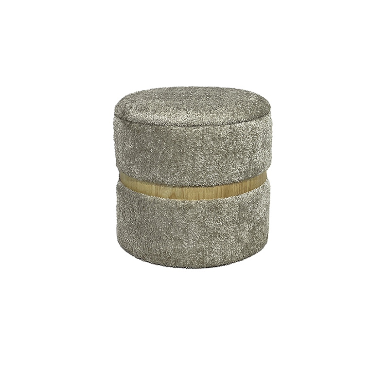 18'' Light Pink Pouf Chair – Compact Comfort Meets Clever Organization