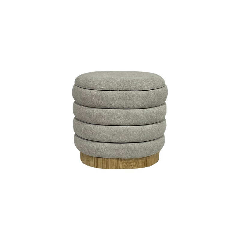 17.3'' Multifunctional Bedroom Pouf – Stylish Footrest & Extra Seat