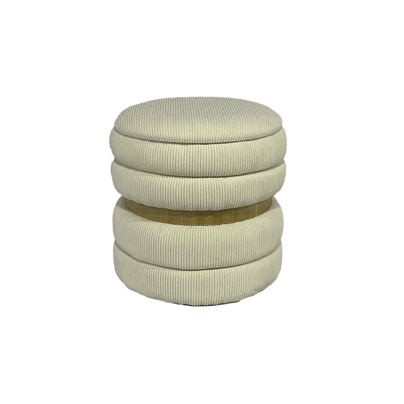 17.3'' Entryway Pouf – Soft Seating with Hidden Space