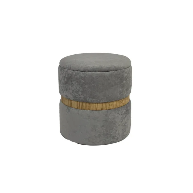 15.7'' Multi-Functional Pouf with Hidden Storage – Stylish & Space-Saving