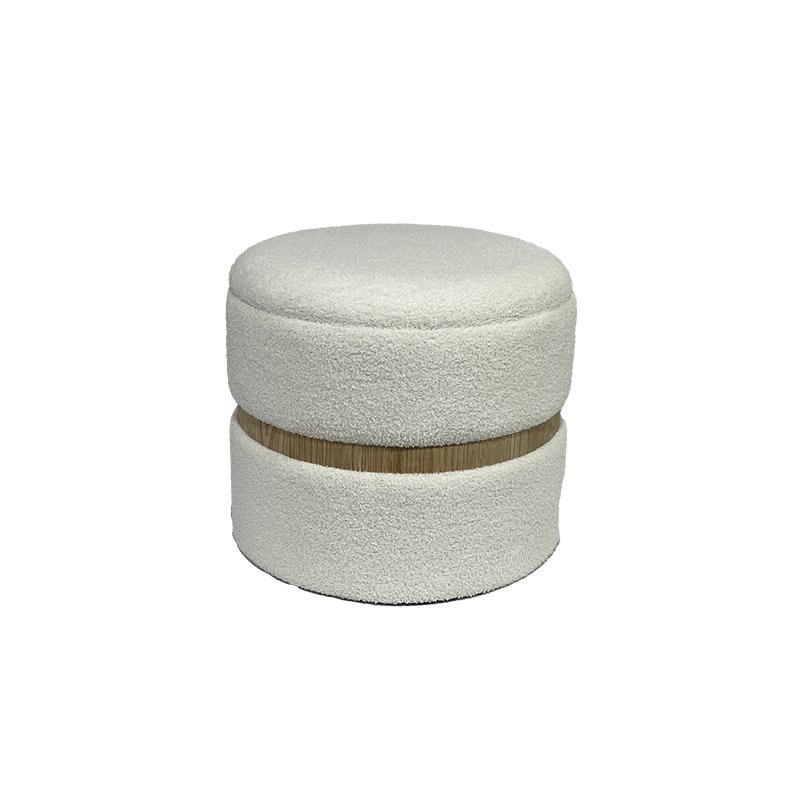 20'' Boucle Pouf – Perfect for Modern Bedrooms & Living Spaces