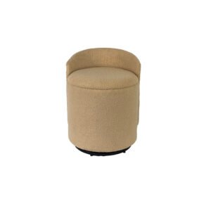 17'' Eleganter brauner Drehstuhl - Minimalistische Form, maximaler Komfort
