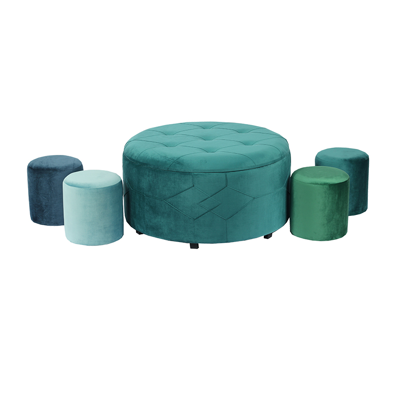 31.5'' Multi-Functional Coffee Table and Bench Set – 5-Piece Storage Seating Solution