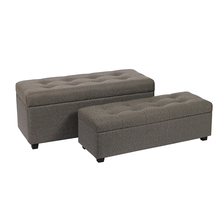 40'' Entryway Storage Pew – Fabric Benches with Durable Plastic Legs