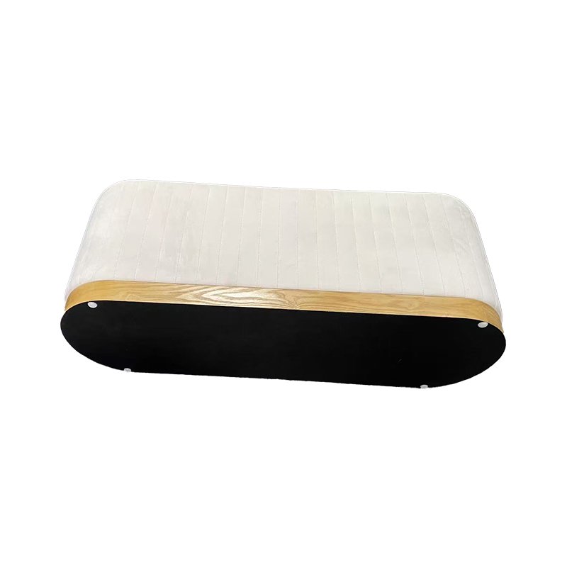 1.2m Chic Solid Wood Tufted Bench with 3pcs Plastic Box for Versatile Use