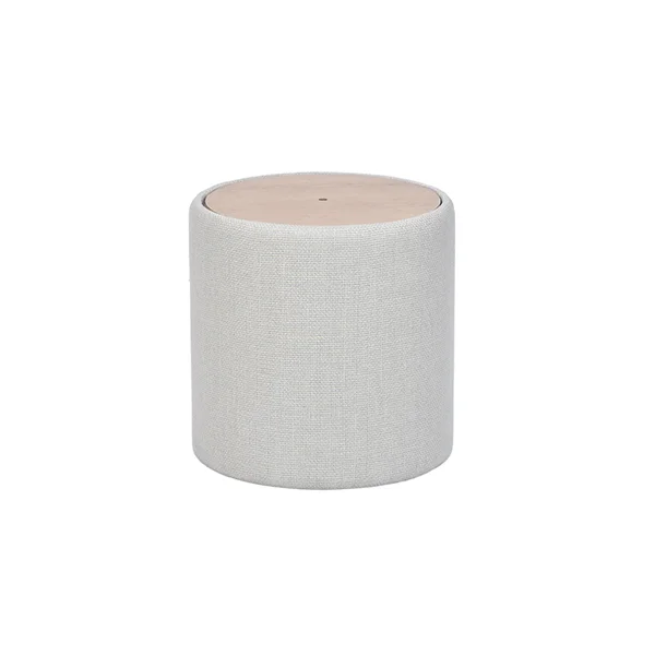 15.7 Inches Round Small Ottoman Table Fabric Pouf