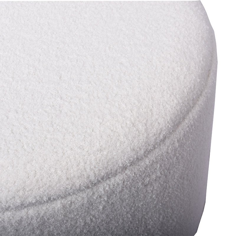 24 Inches Large Circle Ottoman Furniture with Storage and Lid