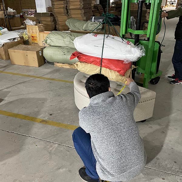 Custom Fabric Ottoman for Hotel Wholesale Manufacturer