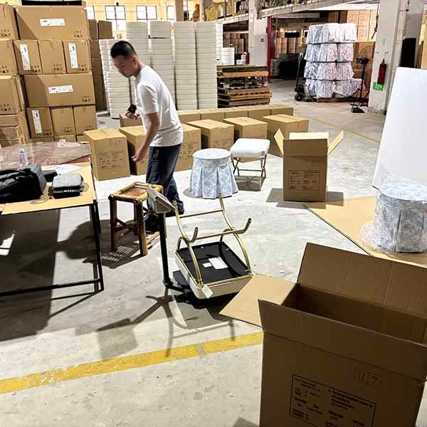 Round Storage Ottoman Custom Storage Ottoman Wholesale Manufacturer