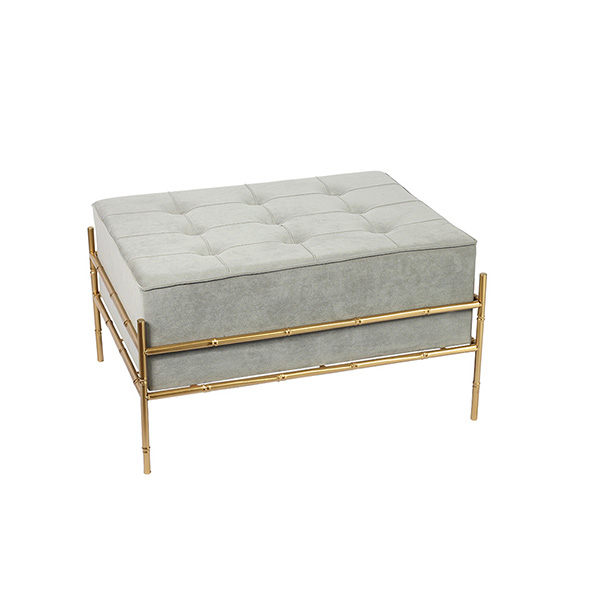 Custom Big Ottoman Custom Upholstered Footstool Wholesale Factory