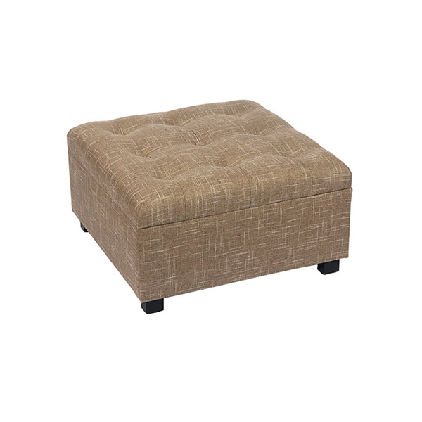 Hoylake Ottoman with Storage Chocolate