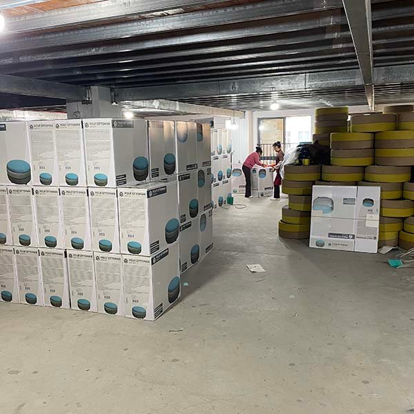 Wholesale Large Ottoman Round Ottoman Free Samples