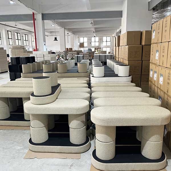 Ottoman Storage Bench Fabric Bench Wholesale Factory Free Sample