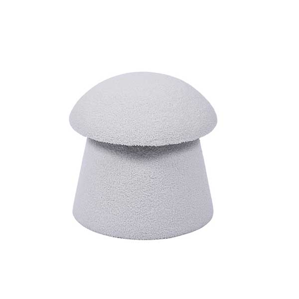 Wholesale Low Price Boucle Storage Mushroom Ottoman