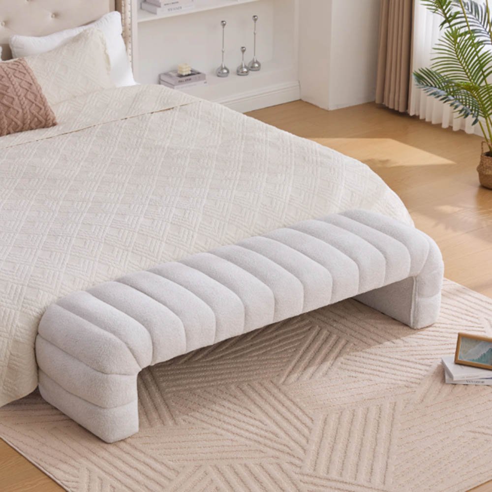 Long Bench Velvet Bed End Bench Custom Bench Bedroom OEM Free samples
