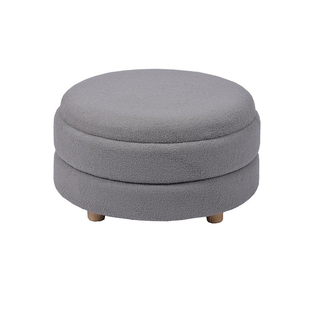 Sherpa Large Ottoman Custom Round Ottoman Free Design Wholesale