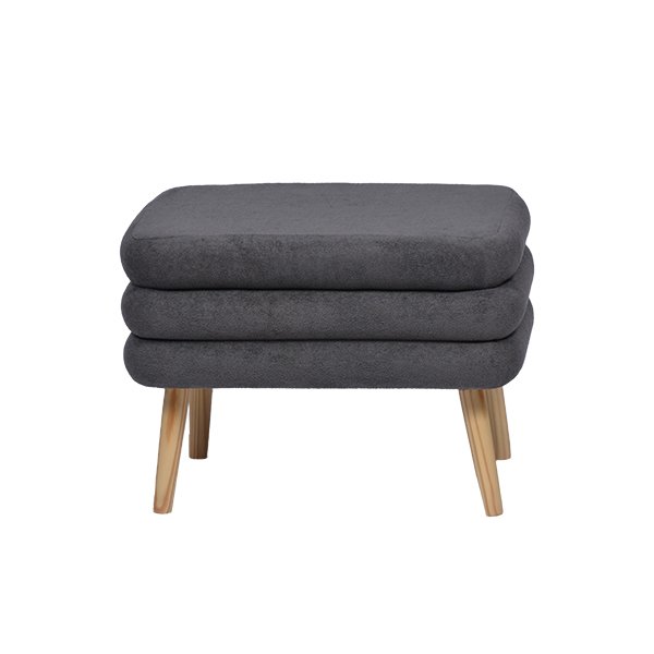 Velvet Footstool Ottoman Upholstered Footstool Wholesale Factory