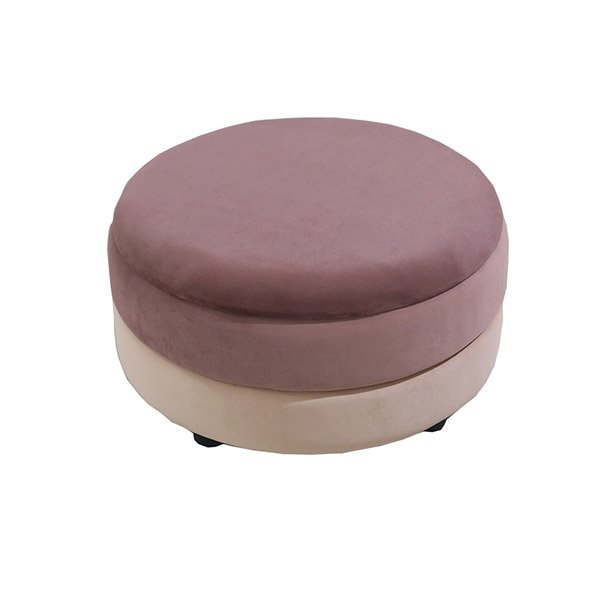 Circle Round Ottoman with Storage Custom Furniture Manufacturer Free Samples