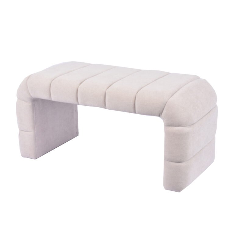 Long Bench Velvet Bed End Bench Custom U Shape Bench Bedroom OEM