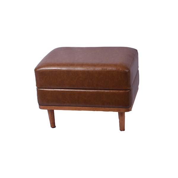 Custom Leather Pouf Brown Leather Pouf Custom Pouf Wholesale