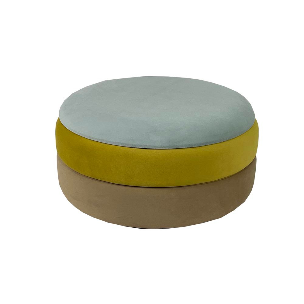 Circle Round Ottoman with Storage Custom Ottoman Manufacturer Free Samples